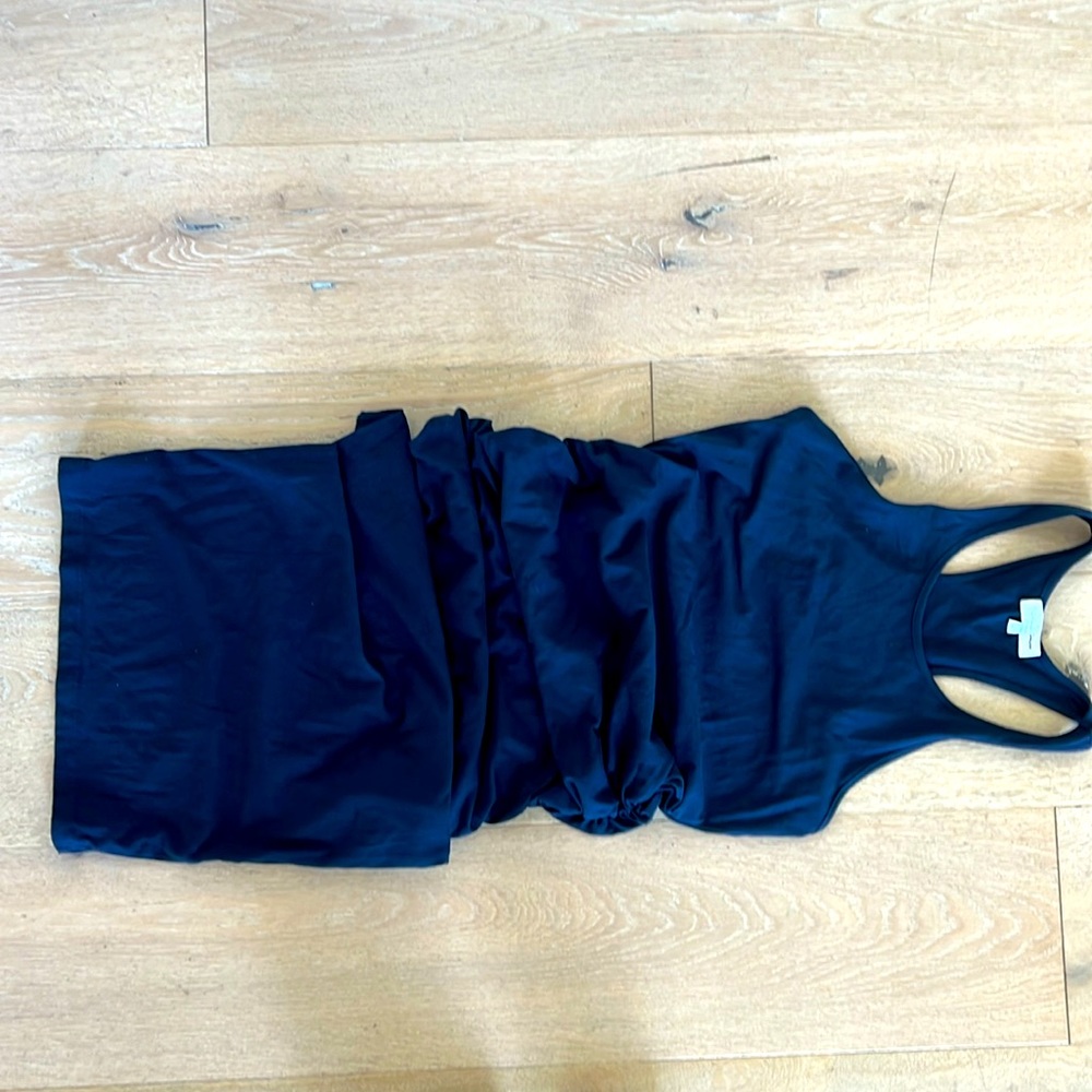Michael Stars Navy Blue cotton tank midi dress size S